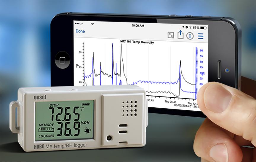 HOBO新作支持蓝牙技术的澳门黄金城在线/温湿度记录仪MX1101